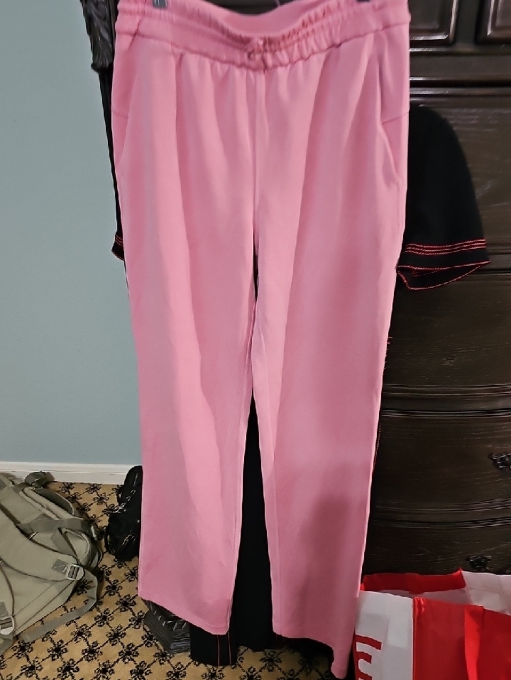 lululemon Softstreme Pink Track Pants 31"